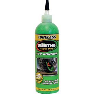 SLIME Seals Punctures in Tires — 16 oz. Squeeze  Tire Repair   Sealant