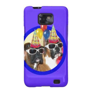 Birthday Boxer dogs Samsung Galaxy Phone Case Samsung Galaxy Cases