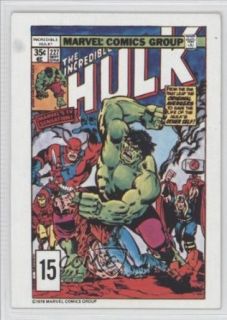 The Incredible Hulk 227 COMC REVIEWED Good to VG EX (Trading Card) 1978 Drakes The Incredible Hulk Covers #15 Entertainment Collectibles