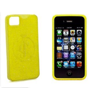 Juicy Couture Glitter Gelli iPhone 4/4S Case Yellow YTRUT228 Cell Phones & Accessories