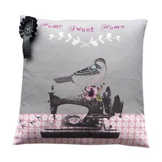 mrs bobbins cushion by ashley thomas