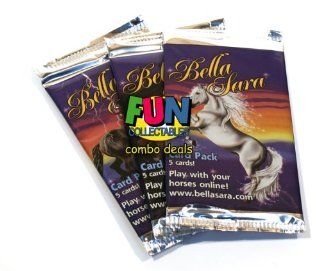 Bella Sara Horses Trading Card Game Series 1 Booster Pack Toys & Games