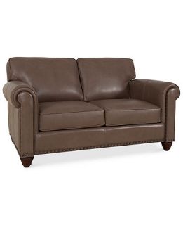 Leighton Leather Loveseat 66W x 40D x 37H   Furniture