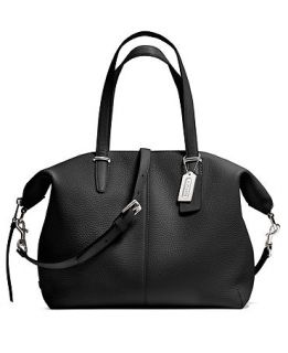 COACH BLEECKER COOPER SATCHEL IN PEBBLED LEATHER   COACH   Handbags & Accessories