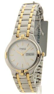 Caravelle By Bulova Mens Two Tone Slim Casual Day Date Watch 40C42 Watches