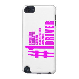 Girls Driving Drivers  Pink Number One Driver iPod Touch (5th Generation) Covers