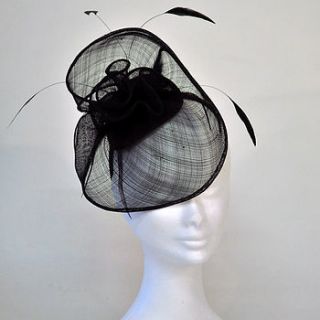 sinamay disc fascinator by eureka and nash