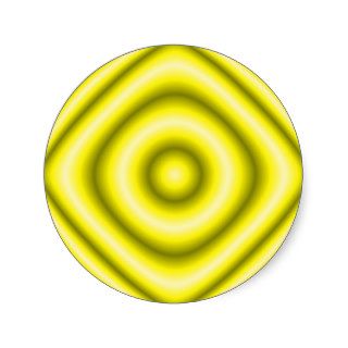 circle yellow round stickers