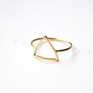 open triangle ring by sarah & bendrix