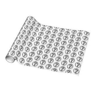 Question Marks Pattern Gift Wrap Paper Health & Personal Care