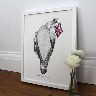 'rule britannia' print by ros shiers