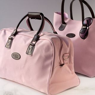 pink travel bag by jodie byrne