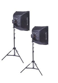 Interfit INT217 Super Coolite 2 x INT216 & 2 x COR751 9 kit Light Stands (Black)  Photographic Light Stands  Camera & Photo