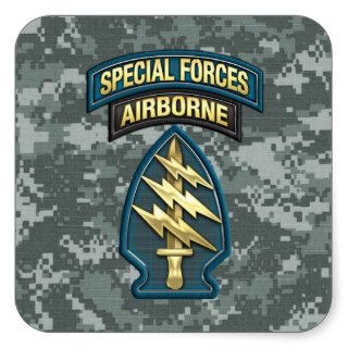 [500] Special Forces (SF) SSI Square Stickers