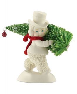Department 56 Snowbabies Christmas Memories Toting the Tree Collectible Figurine   Holiday Lane