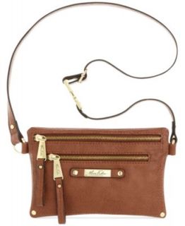 MICHAEL Michael Kors MK Logo Leather Belt Bag Belt   Handbags & Accessories