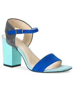 Calvin Klein Womens Verla Mid Heel Sandals   Shoes