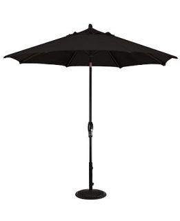 Patio Umbrella, Outdoor Black 9 Auto Tilt   Furniture