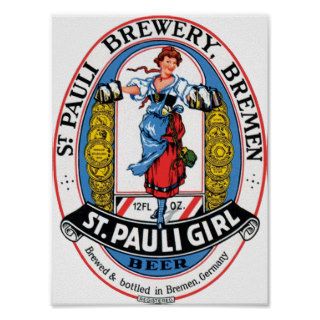 St. Pauli Girl Brewery Bremen Print