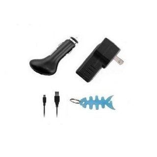 HappyZone Universal USB Charging Kit with Fishbone Style Headset Wrap Keychain for Sony Walkman NWZ E373, NWZ E374 and NWZ E375  Player   Players & Accessories