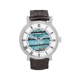 Weathered Turquoise Boat Wrist Watches