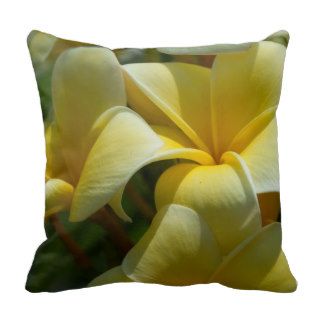 Plumeria Photo Pillow Pillow