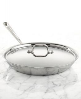 All Clad Stainless Steel 3 Qt. Covered Saute Pan   Cookware   Kitchen