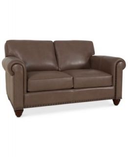 Leighton Leather Living Room Furniture Collection   Furniture