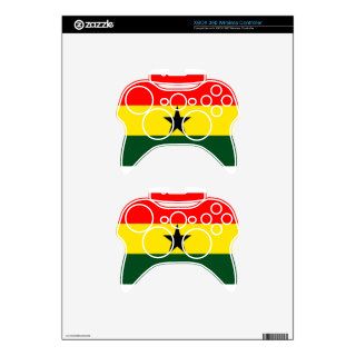 Ghana flag xbox 360 controller skin