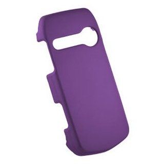 Purple Rubberized Hard Cover Protector Case for Casio Hitachi G'zOne Ravine C751 Cell Phones & Accessories