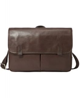 Kenneth Cole Reaction Colombian Leather Single Gusset Messenger Bag   Backpacks & Messenger Bags   luggage