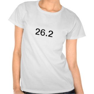 Women's Marathon Runner 26.2 T Shirt