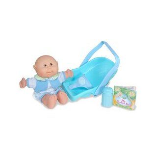 Cabbage Patch Newborn with Accessories and Carrier   Caucasian Boy with Bald Head Toys & Games