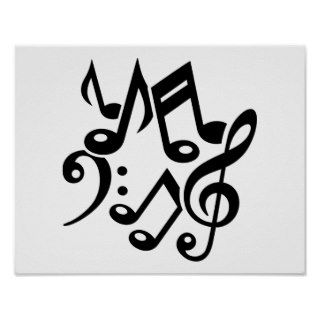 Notes classic music print