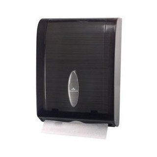 5 PACK MASTER CARTON Combi Fold C Fold/Multifold/Bigfold Towel Dispenser, Grey/Smoke   Paper Towel Holders