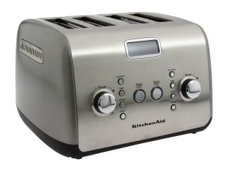 KitchenAid KMT423 4 Slice Digital Motorized Toaster Contour Silver