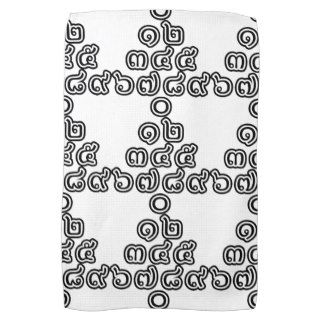 Thai Numbers Pyramid ♦ Thai Language Script ♦ Towel
