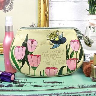 once upon a time thumbelina make up bag by lisa angel homeware and gifts