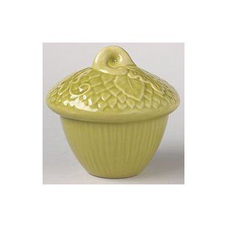 Pfaltzgraff Solid Color Collection Dill Plymouth Small Covered Acorn Dish Kitchen & Dining