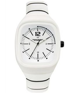 Converse Watch, Womens Rebound Black and White Silicone Strap 36mm VR031 111   Watches   Jewelry & Watches
