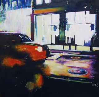 city lights one original painting by david symons