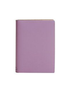 Paperthinks Lilac Large Squared Recycled Leather Notebook, 4.5 x 6.5 inches, PT90906  Hardcover Executive Notebooks 