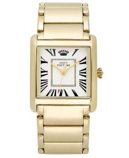 Juicy Couture Watch, Womens Darby Gold Tone Stainless Steel Bracelet 35x30mm 1901057   Watches   Jewelry & Watches