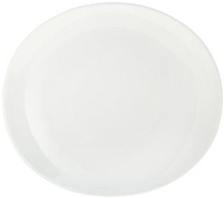 Pillivuyt Eden 9 Inch by 8 Inch Oval Porcelain Salad/Snack Plate Kitchen & Dining