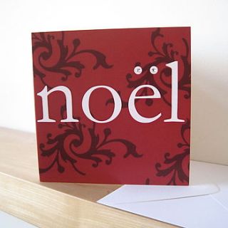 noël christmas card by jessica gully design