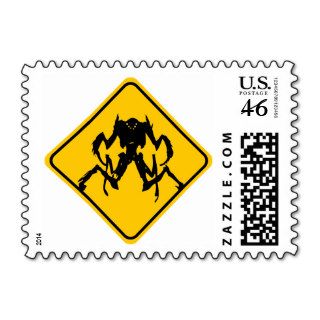 Monster Alien Postage Stamp