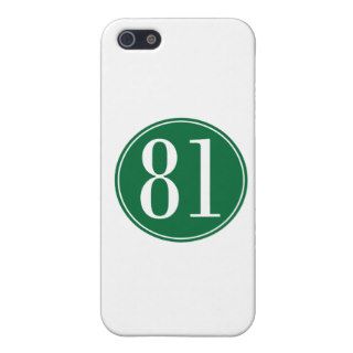 #81 Green Circle iPhone 5 Case