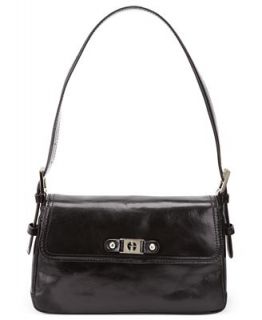 Giani Bernini Handbag, Glazed Leather Demi Shoulder Bag   Handbags & Accessories
