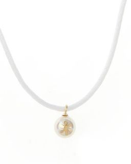 Flower Pearl Pendant Necklace