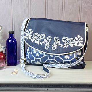 jan constantine china blue satchel by lisa angel homeware and gifts